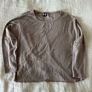Brown Long Sleeve Sweater